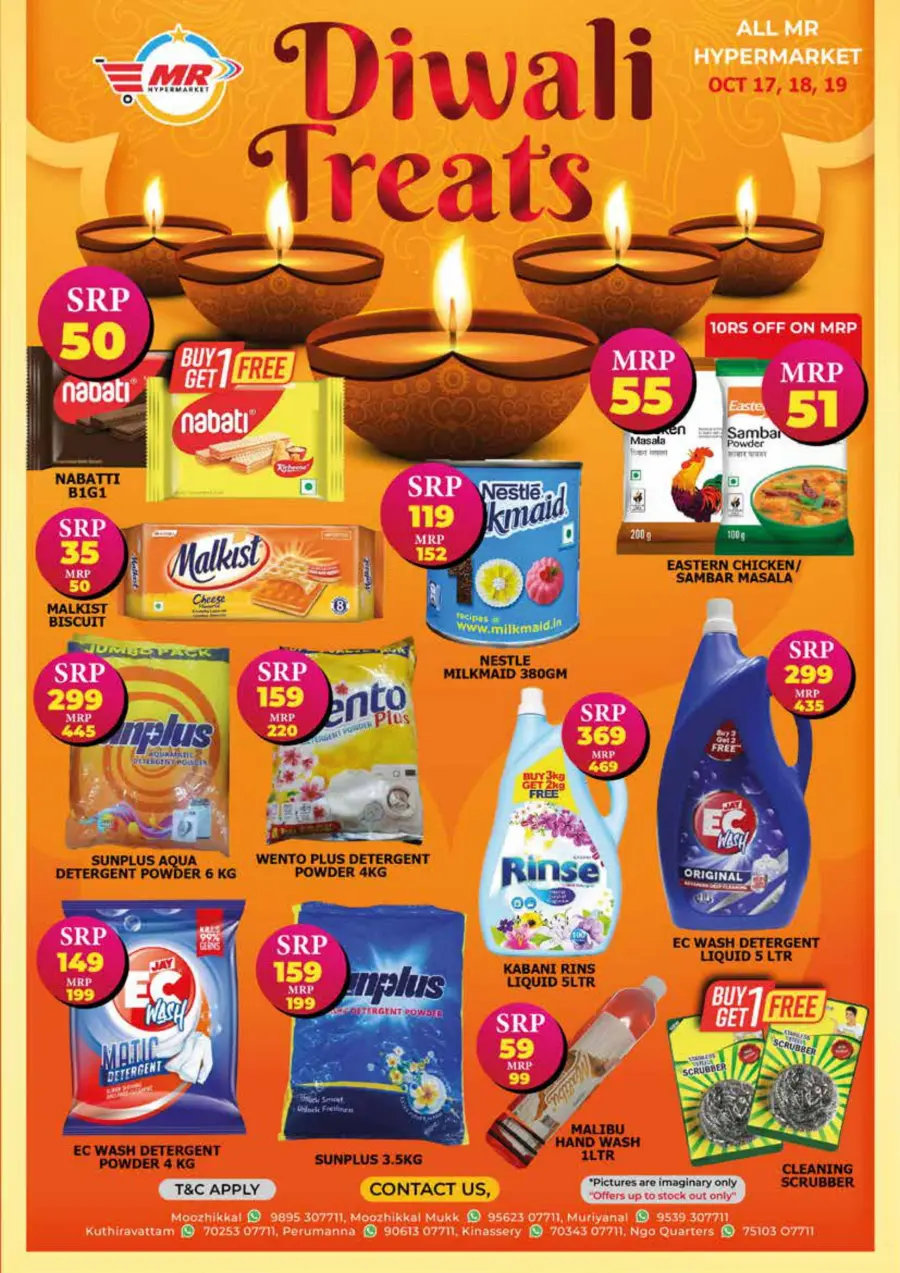 Diwali offers In MR Hypermarket Calicut